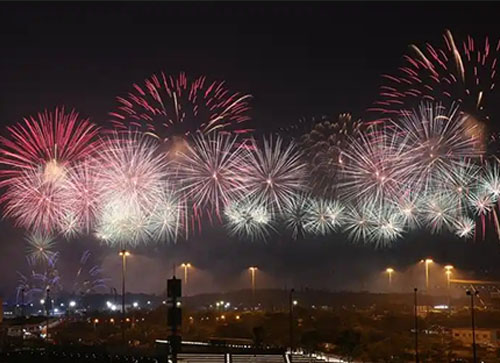 昌黎县焰火晚会